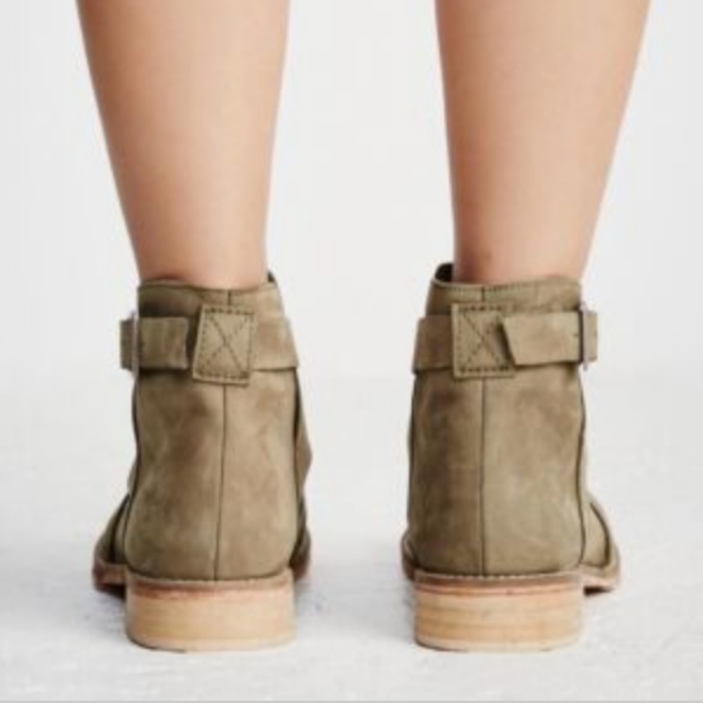 BRAND NEW Free People Las Palmas Ankle Boot Green - Picture 4 of 4